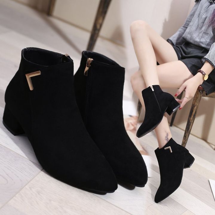 sepatu boots ankle korean style m49 Lazada Indonesia - Main Image