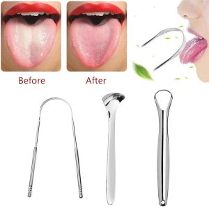 3Pcs/Set Alat Pembersih Lidah Sikat Lidah Stainless Steel Tongue Cleaner Scraper Pembersih Lidah Bau Mulut\\n\\n Apa Itu Alat Pembersih Lidah Stainless Steel?\\n\\nAlat pembersih lidah stainless steel adalah alat kebersihan mulut yang terbuat dari bahan baja tahan karat. Dengan desain ergonomis dan bentuk pengikis berbentuk U, alat ini efektif membersihkan lapisan lidah dan menghilangkan plak. Selain itu, alat ini juga membantu mengurangi pertumbuhan bakteri dan bau mulut.\\n\\n Komponen Utama Alat Pembersih Lidah\\n\\nAlat pembersih lidah stainless steel terdiri dari tiga bagian utama: pengikis lidah berbentuk U, tepi penahan yang fleksibel, dan desain ergonomis. Pengikis lidah berbentuk U dirancang untuk efektif membersihkan lapisan lidah, sementara tepi penahan yang fleksibel memungkinkan pengguna menyesuaikan cakupan dan cara penggunaannya. Desain ergonomis memastikan alat ini sesuai dengan bentuk mulut dan nyaman digunakan.\\n\\n Keunggulan Bahan Baja Tahan Karat\\n\\nBahan baja tahan karat yang digunakan dalam alat pembersih lidah stainless steel memiliki beberapa keunggulan. Pertama, bahan ini aman dan sehat untuk digunakan dalam mulut. Kedua, alat ini dapat dicuci langsung dengan air setelah digunakan, menjadikannya praktis dan mudah dibersihkan. Ketiga, baja tahan karat memiliki ketahanan yang tinggi terhadap korosi, sehingga alat ini dapat bertahan lama dengan perawatan yang tepat.\\n\\n Bagaimana Cara Kerja Alat Pembersih Lidah Stainless Steel?\\n\\nPrinsip kerja alat pembersih lidah stainless steel didasarkan pada prinsip gesekan lidah berbentuk U. Pengikis lidah berbentuk U dirancang untuk efektif membersihkan lapisan lidah dan menghilangkan plak. Selain itu, tepi penahan yang fleksibel memungkinkan pengguna menyesuaikan cakupan dan cara penggunaannya, menjadikannya mudah digunakan oleh pengguna dengan berbagai bentuk mulut.\\n\\n Prinsip Gesekan Lidah Berbentuk U\\n\\nPrinsip gesekan lidah berbentuk U merupakan salah satu fitur utama alat pembersih lidah stainless steel. Pengikis lidah berbentuk U dirancang untuk efektif membersihkan lapisan lidah dan menghilangkan plak. Selain itu, tepi penahan yang fleksibel memungkinkan pengguna menyesuaikan cakupan dan cara penggunaannya, menjadikannya mudah digunakan oleh pengguna dengan berbagai bentuk mulut.\\n\\n Desain Ergonomis & Fleksibel Sesuai dengan Mulut\\n\\nDesain ergonomis dan fleksibel alat pembersih lidah stainless steel menjadikannya mudah digunakan oleh pengguna dengan berbagai bentuk mulut. Pengikis lidah berbentuk U dirancang untuk sesuai dengan bentuk lidah, sementara tepi penahan yang fleksibel memungkinkan pengguna menyesuaikan cakupan dan cara penggunaannya. Desain ergonomis juga memastikan alat ini nyaman digunakan.\\n\\n Manfaat Menggunakan Alat Pembersih Lidah Stainless Steel\\n\\nMenggunakan alat pembersih lidah stainless steel memiliki beberapa manfaat, termasuk efektif membersihkan mulut, menghilangkan plak dari lidah, dan mengurangi pertumbuhan bakteri. Selain itu, alat ini juga membantu mengurangi bau mulut.\\n\\n Membersihkan Mulut & Menghilangkan Plak dari Lidah\\n\\nAlat pembersih lidah stainless steel efektif membersihkan mulut dan menghilangkan plak dari lidah. Pengikis lidah berbentuk U dirancang untuk efektif membersihkan lapisan lidah dan menghilangkan plak.\\n\\n Mengurangi Pertumbuhan Bakteri\\n\\nAlat pembersih lidah stainless steel juga membantu mengurangi pertumbuhan bakteri di dalam mulut. Dengan menghilangkan plak dan kotoran lainnya, alat ini dapat mencegah pertumbuhan bakteri yang dapat menyebabkan bau mulut dan masalah kesehatan mulut lainnya.\\n\\n Mengurangi Bau Mulut\\n\\nAlat pembersih lidah stainless steel juga membantu mengurangi bau mulut. Dengan menghilangkan plak dan kotoran lainnya, alat ini dapat mencegah bau mulut yang tidak menyenangkan.\\n\\n Bagaimana Cara Menggunakan Alat Pembersih Lidah Stainless Steel?\\n\\nMenggunakan alat pembersih lidah stainless steel sangat mudah. Berikut adalah langkah-langkah mudah dalam menggunakan alat pembersih lidah:\\n\\n1. Bersihkan mulut Anda sebelum menggunakan alat pembersih lidah.\\n2. Tempatkan pengikis lidah berbentuk U di atas lidah Anda.\\n3. Geser pengikis lidah berbentuk U ke depan dan ke belakang untuk membersihkan lapisan lidah.\\n4. Cuci alat pembersih lidah dengan air setelah digunakan.\\n\\n Langkah-langkah Mudah dalam Menggunakan Alat Pembersih Lidah\\n\\nBerikut adalah langkah-langkah mudah dalam menggunakan alat pembersih lidah:\\n\\n1. Bersihkan mulut Anda sebelum menggunakan alat pembersih lidah.\\n2. Tempatkan pengikis lidah berbentuk U di atas lidah Anda.\\n3. Geser pengikis lidah berbentuk U ke depan dan ke belakang untuk membersihkan lapisan lidah.\\n4. Cuci alat pembersih lidah dengan air setelah digunakan.\\n\\n Cara Mencuci Alat Pembersih Lidah Setelah Digunakan\\n\\nCuci alat pembersih lidah dengan air setelah digunakan. Anda juga dapat menggunakan sabun atau pembersih khusus untuk membersihkan alat ini.\\n\\n Kelebihan & Kekurangan Alat Pembersih Lidah Stainless Steel\\n\\nMenggunakan alat pembersih lidah stainless steel memiliki beberapa kelebihan dan kekurangan.\\n\\n Kelebihan\\n\\nKelebihan menggunakan alat pembersih lidah stainless steel antara lain:\\n\\n- Efektif membersihkan mulut dan menghilangkan plak dari lidah.\\n- Membantu mengurangi pertumbuhan bakteri dan bau mulut.\\n- Desain ergonomis dan fleksibel sesuai dengan bentuk mulut.\\n- Bahan baja tahan karat aman dan sehat untuk digunakan dalam mulut.\\n\\n Kekurangan\\n\\nKekurangan menggunakan alat pembersih lidah stainless steel antara lain:\\n\\n- Perlu dicuci setelah digunakan.\\n- Mungkin tidak cocok untuk semua orang.\\n\\n FAQ tentang Alat Pembersih Lidah Stainless Steel\\n\\nBerikut adalah beberapa pertanyaan umum tentang alat pembersih lidah stainless steel:\\n\\n Apakah Alat Pembersih Lidah Stainless Steel Aman Digunakan?\\n\\nYa, alat pembersih lidah stainless steel aman digunakan. Bahan baja tahan karat yang digunakan dalam alat ini aman dan sehat untuk digunakan dalam mulut.\\n\\n Bagaimana Cara Mengirimkan Alat Pembersih Lidah Stainless Steel?\\n\\nAlat pembersih lidah stainless steel dikirim dengan cepat, dibutuhkan 1-2 hari untuk tiba di kota dan 2-5 hari untuk tiba di daerah lain.\\n\\n Apakah Ada Garansi untuk Alat Pembersih Lidah Stainless Steel?\\n\\nYa, alat pembersih lidah stainless steel dilengkapi dengan garansi 3 bulan dari pemasok lokal.\\n\\n---\\n\\nDapatkan alat pembersih lidah stainless steel berkualitas tinggi untuk menjaga kesehatan mulut Anda. Dengan desain ergonomis dan bahan baja tahan karat, alat ini efektif membersihkan mulut dan menghilangkan plak dari lidah. Selain itu, alat ini juga membantu mengurangi pertumbuhan bakteri dan bau mulut.\\n\\nPesan sekarang dan dapatkan garansi 3 bulan dari pemasok lokal. Jangan ragu untuk mencoba alat pembersih lidah stainless steel dan rasakan manfaatnya untuk kesehat