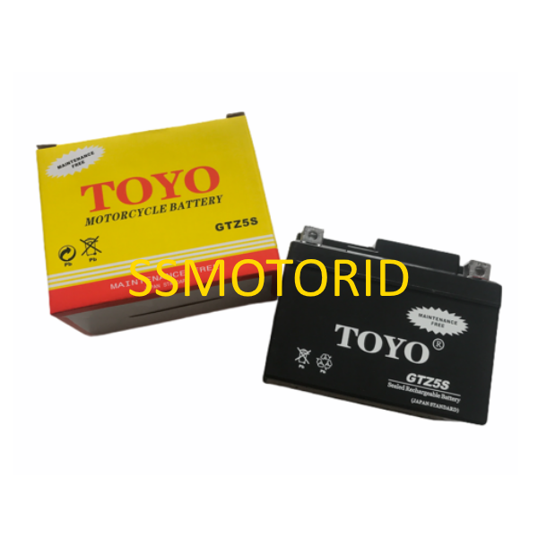 Aki Motor Accu Battery Baterai Kawasaki ZX-130 / Athlete 125