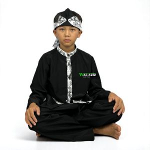 set baju pangsi batik putih mega mendung tut wuri handayani mega