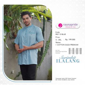 Rauna Sarimbit Keluarga 13 ILALANG Blue 2023 - Gamis dan Koko