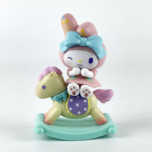 [NEW] Mô hình Melody Kuromi Cinnamoroll Pompompurin Pochacco cưỡi thú dễ thương 2025