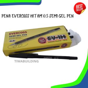 PENA EVERCOSS HITAM 0.5 SEMI GEL PEN