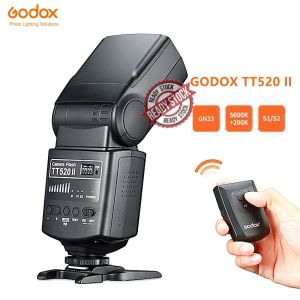READY STCOK GODOX TT520 II Universal Flash for DSLR Cameras Canon Nikon Pentax Digital Cameras with Standard Hot Shoe