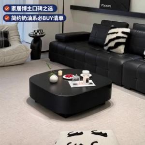 UrbanSpace SG- Teatable Modern Cream Style Designer Small Apartment Tea Table Art Creative Living Room Household High-End Tea Table