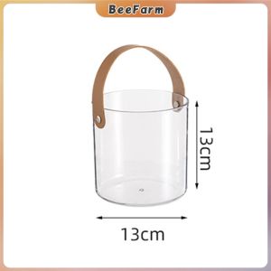 B.F. Multifunctional Plastic Fruit Basket or Ice Bucket Transparent Storage Bucket