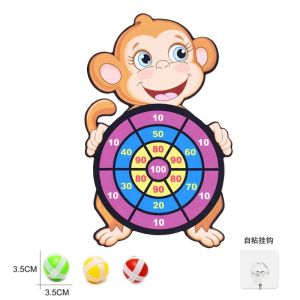 Đồ chơi phi tiêu bằng bóng dính phi tiêu bóng gai cho bé treo tường hoạt hình ngộ nghĩnh