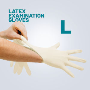 Indoplas Latex Gloves (Xsmall Small Medium Large)