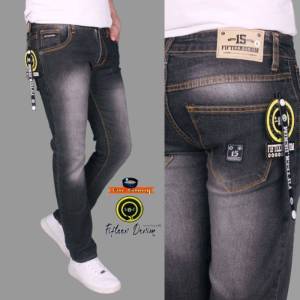 FIFTEEN DENIM PROMO- Terbaru Celana Jeans Pria Slimfit - Terlaris Celana Denim Pria Skiny -Celana Panjang Pria Jeans Pensil - Celana Jeans Pria Super Skiny - Jeans Denim Pria Slimfit Murah - Celana Jeans Pria Slim Premium Denim