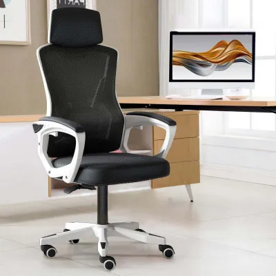 Ghế xoay văn phòng công thái học Ghế gaming ngả lưng gác chân tựa đầu êm ái giúp bảo vệ cột sống lưng.