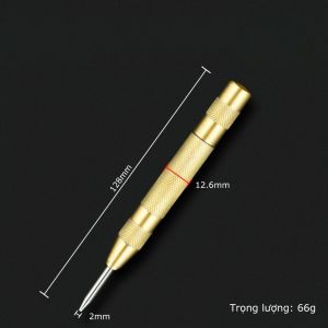 Bút lấy dấu Đục đánh dấu định vị lỗ khoan tự động dài 130mm chính xác dễ sử dụng