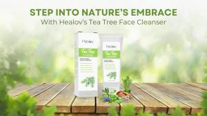 Tea Tree Face Wash – Natural Tea Tree Soap Exfoliating Facial Cleanser – Tea Tree Oil Fights Acne Skin Irritation and Prevents Breakouts – Deeply Cleansing Hydrating Liquid Soap for Calm Fresh Skin
