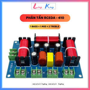 Phân tần 4 loa dùng cho 1 Bass 1 Mid 2 Treble RCEDA-410 công suất 200w | Giá 1 mạch | Mạch phân tần dùng cho loa kéo hoặc âm thanh gia đình