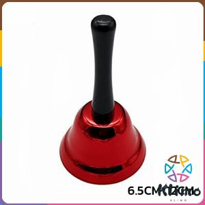 KLIMO Loud Hand Bells for Adults Dinner Bells for Inside Classroom Bell for Food Line Alarm Jingles Ringing