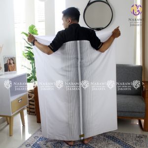 Sarung Wadimor Putih Polos / Sarung Putih Polos