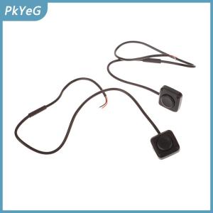 PkYeG 1 cái momentary Push Button On Off switch đen nhựa 12V 24V Xe nút báo động DIY Đèn pin bề mặt núi Mini Nút chuyển đổi