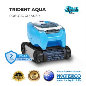 𝐑𝐎𝐁𝐎𝐓𝐈𝐂 𝐂𝐋𝐄𝐀𝐍𝐄𝐑 - Trident Aqua Swimming Pool Robotic Cleaner : WATERCO TOP QUALITY