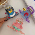 Aishg SpongeBob Squarepants Acetate kẹp tóc nữ dễ thương phong cách Đại học nhỏ phụ kiện tóc kẹp tóc Cá Mập tươi. 