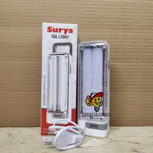 Surya SQL L3001 Lampu Emergensi Cas USB Tahan Hingga 6 Jam Emergency Portable 30 LED 2000mAh