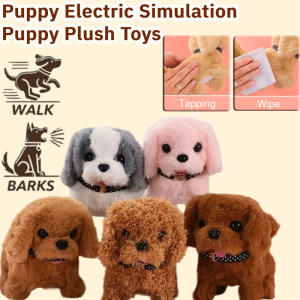 Puppy Electric Simulation Puppy Plush Toys Robot Puppy Plush Doll With Realistic Movements Smart Plush Puppy