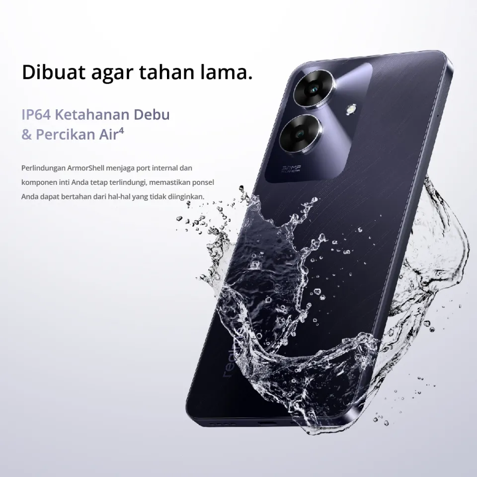 realme Note 60 6GB/128G 3台 Realme Note 60, 6GB/128GB, Marble Black (RMX3933)