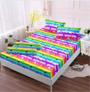 Urung Kasur Busa Resleting / Sarung Kasur Busa resleting motif karakter bahan polyester