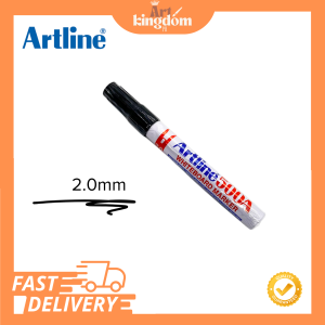 Artline 500A Whiteboard Marker – Refillable Chisel Tip | Bold Ink | Black Blue Red | School Office Home