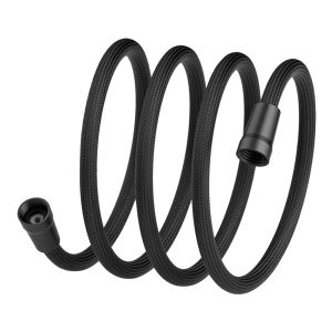 OKKFINE 1.5/2 Meter Handheld Shower Hose Universal Interface Anti Winding Bath Shower Nylon Pipe  Flexible Shower Tube Bathroom Accessories