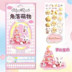 {SG Local} Embossed Stickers Stackable Fun Handmade DIY Childrens Educational 3D Decorative Sticker
