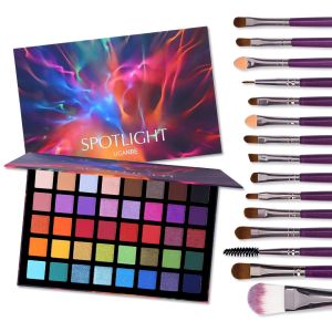 Bảng Phấn Mắt UCANBE Spotlight Chuyên Nghiệp 40 Màu Phấn Mắt Lì Nhũ Bảng Trang Điểm Sắc Tố Cao Bột Màu Sắc Đa Dạng Lâu Trôi Chống Nước
