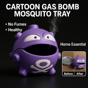 ⚡Cartoon Mosquito Repellent Box⚡ Mosquito Coil Storage - Decorative Tray for Living Room & Entryway Elf Design