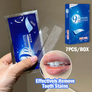 『Up to 10% off😯❗』9D Gel Teeth Whitening Strip 9D Ease of Whitening Invisible Shiny White Tooth Strips Gentle Stain Removal 美白牙齿贴