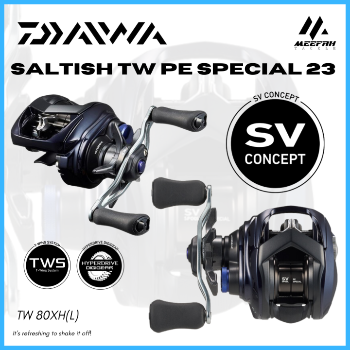 SALTIST TW100XHL Daiwa 23 Saltist SV TW 100XH/100XHL PE Special