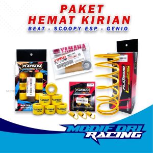Paket cvt beat karbu beat fi PER CVT honda Beat fi 09 gram per cvt 1500 rpm beat roller 10 gram beat injeksi PLATINUM RACING
