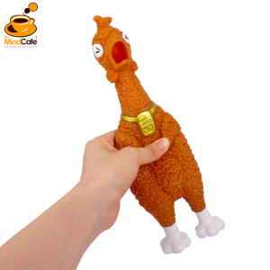 Squeeze Me Squeaky Fried Chicken Toy