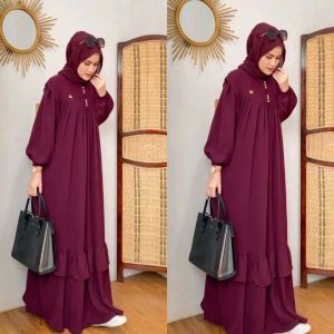 Gamis kalla dress/ Size s m l xl xxl/ Pakaian wanita muslim modern kekinian/ adem lembut nyaman di pakai/ kondangan formal anggun cantik/ Ukuran lengkap normal jumbo big oversize gede/ Berkulitas premium jahitan kuat dan rapih/ Lebaran/ Buka payung/ bagus