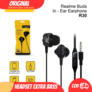 Handsfree Headset Earphone Realme Buds R30 With Mic Extra Bass