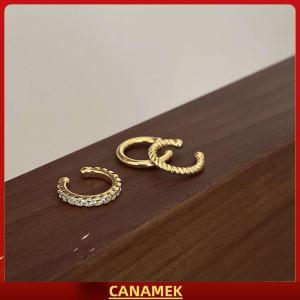 Miễn phí vận chuyển✨ 3 cái đơn giản vòng bọc Bông tai sụn Tai Clip không có xuyên sụn Bông tai tai tai Cuff