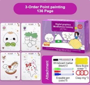 136 Pages Childrens Pen Control Training Calligraphy Kindergarten Preferred Concentration Picture
