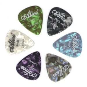 YOUTH HOME 5pcs Color Random Guitar Pick Mixed Color Celluloid Guitar Picks Color Celluloid Picks Colorful Accessories Guitar Pick Original Sound Guitar Music