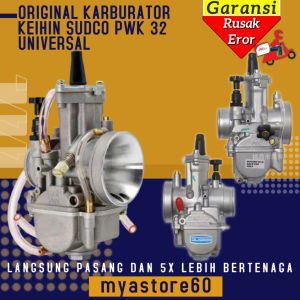 Karburator Karbu Carburator Karbulator PWK 32 SUDCO  Keihin Original Universal Sparepart Mesin Motor UNIVERSAL