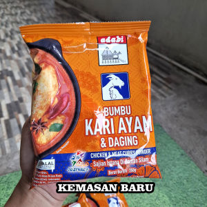 Bumbu Kari Ayam dan Daging Adabi 250 Gr Halal Bumbu Adabi Makanan Kare Kari Instan makanan Praktis Kari Ayam Ayam Kari