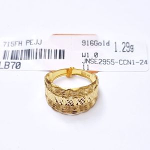 JIN JING CINCIN HOLLOW SIZE 11-21 EMAS 916 TULEN 1g UP