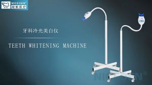 Dental Teeth Whitening LED Machine with Stand Professional Oral Bleaching Accelerator Light Tooth Whitener Stain Removal