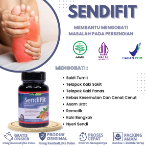 Obat Sakit Tumit Obat Nyeri Tumit Kaki Obat Telapak Kaki Sakit Saat Berjalan Obat Radang Tumit Obat Telapak Kaki Panas Kebas Kesemutan Dan Cenat Cenut Obat Herbal Plantar Fascitiis Dengan SendiFit Asli 100% Original Aman Tanpa Efek Samping