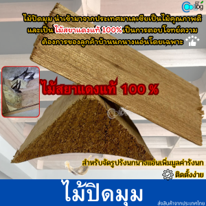 ไม้ปิดมุมรังนก ไม้สยาแดง แท้ 100% ช่วยเพิ่มมูลค่ารังนกนางแอ่น สำหรับลูกค้าบ้านนกแอ่นเฉพาะ (10-50ชิ้น)