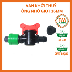 BỘ 20 Van khởi thủy ống nhỏ giọt 16mm kèm roăng cao su dùng trong hệ thống tưới tiết kiệm