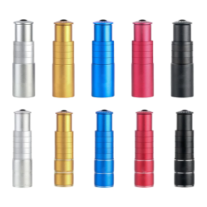 Phụ kiện đi xe đạp xe đạp nhôm ngã ba thân Extender dụng cụ nâng tay lái Pô tăng xe đạp leo núi risers Extender Head up Adapter