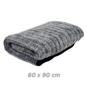 HYBRID DRYING TOWEL - WATER ABSORBENT TWISTED LOOP & CORAL FLEECE MICROFIBER CAR WASH DRYING CLOTH