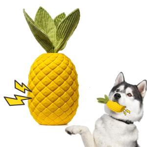Interactively Pineapples Dog Chew Toy Safe Innocuity Chewing Toy Training Toy for Safe and Fun Indoor Play